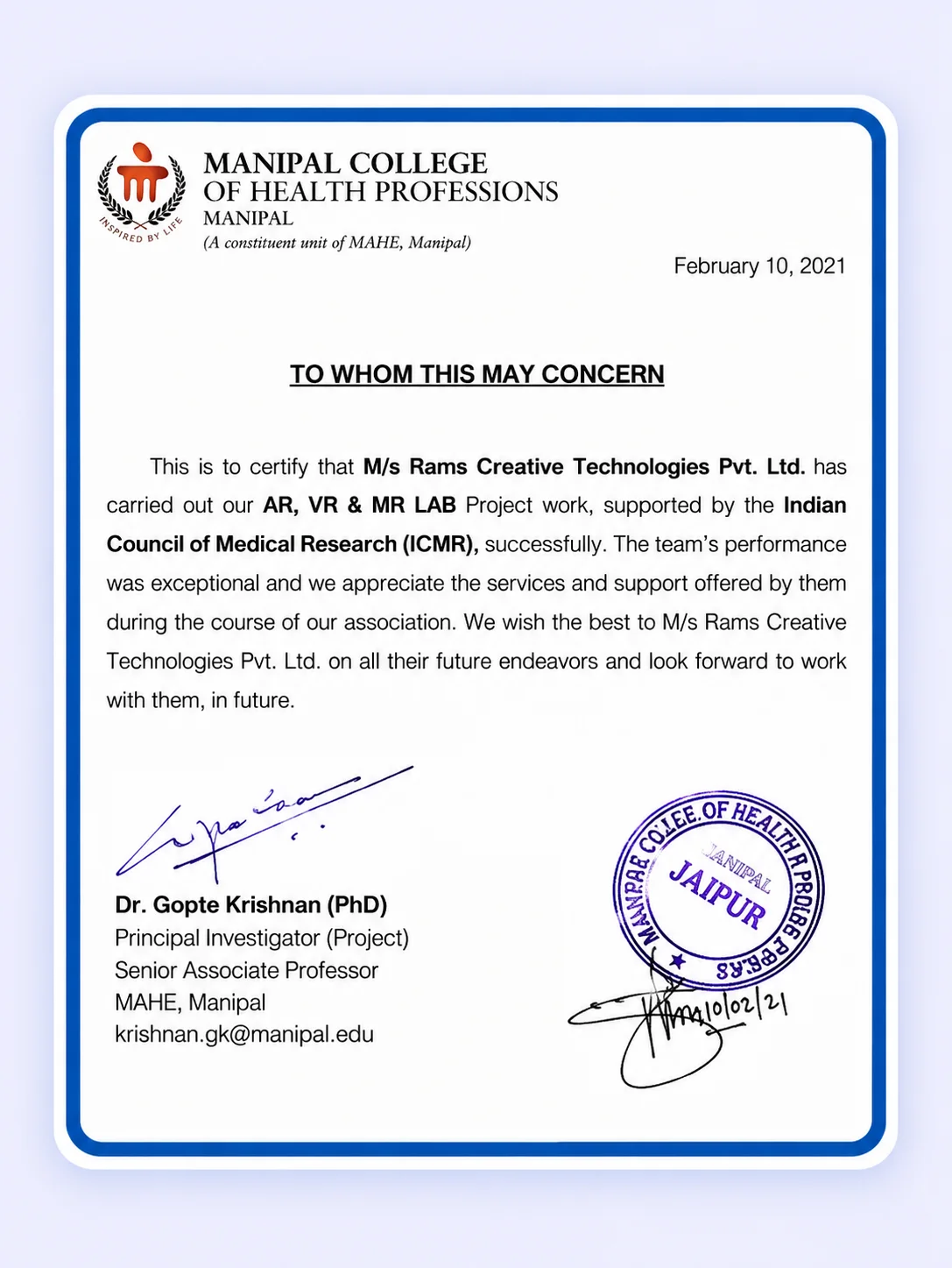 Certificate 5